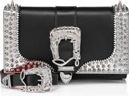 Christian Louboutin Paloma Giddy Spike Leather Crossbody Bag