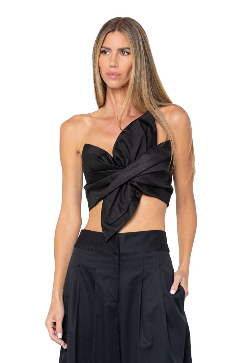 Orchid Mini Top, Alternate, color, Black