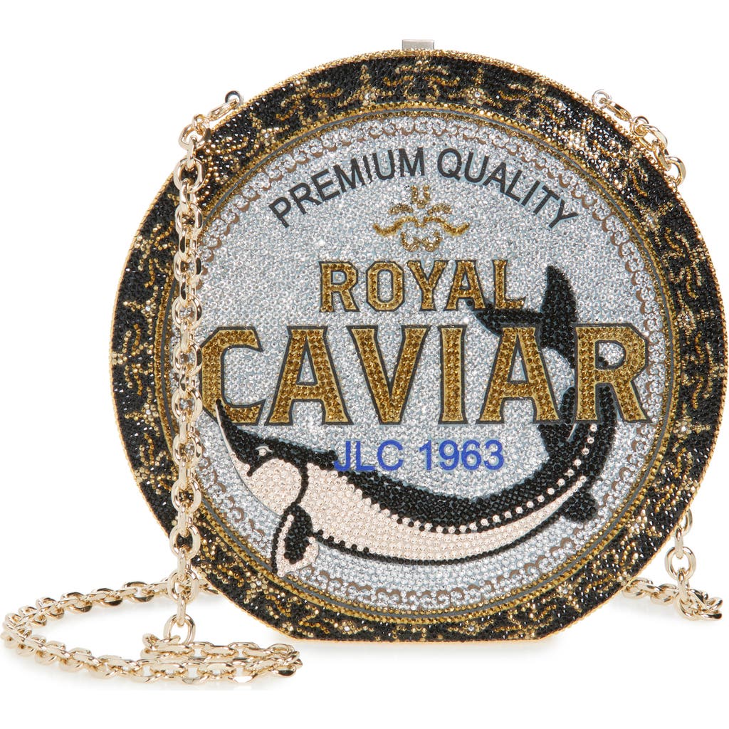 Judith Leiber Couture Royal Caviar Tin Clutch