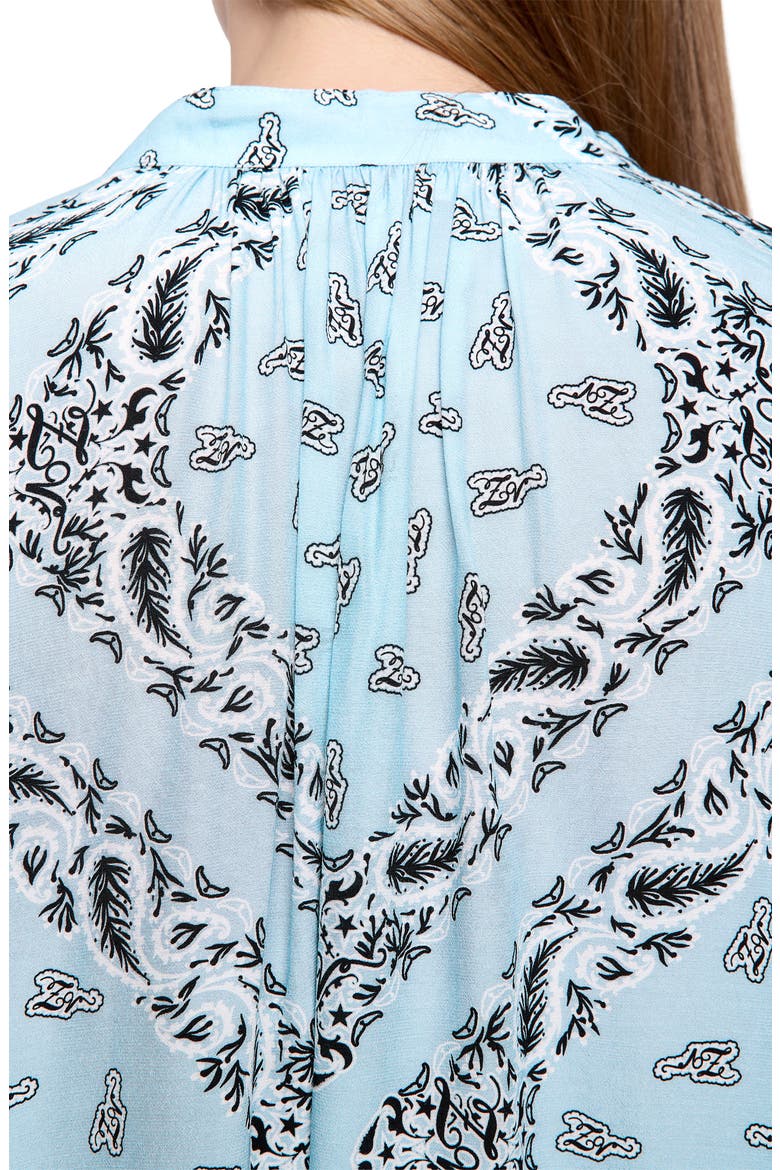 Tink Bandana Top, Alternate, color, BLEU OXFORD
