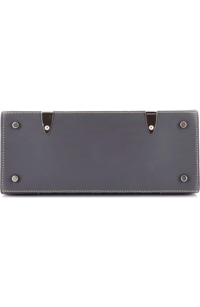 Pre-Owned Goyard Saigon Top Handle Bag Coated Canvas with Leather PM, Alternate, color, Gray