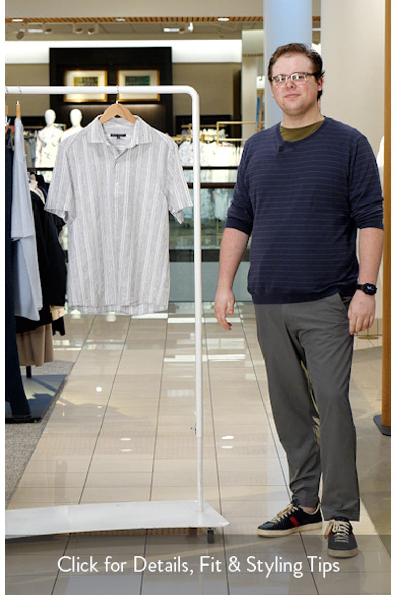 Daiki Stripe Short Sleeve Button-Up Shirt video