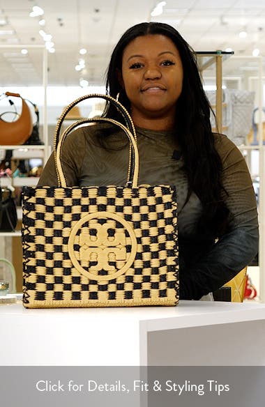 Tory Burch Ella Crocheted Raffia Tote | Nordstrom