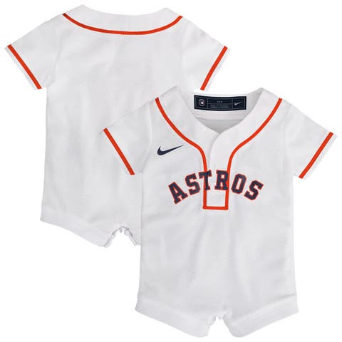 Newborn Nike White Houston Astros Home Replica Romper Jersey