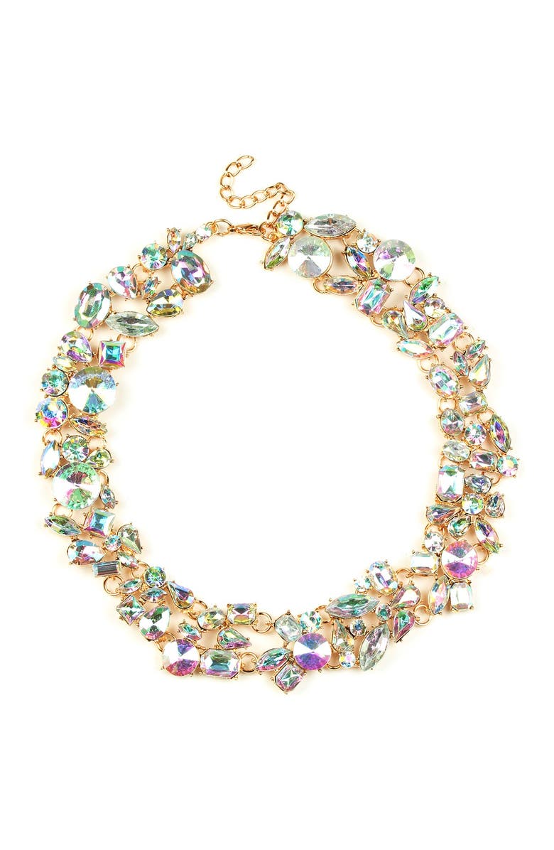 EYE CANDY LOS ANGELES Multicolored Collar Necklace, Main, color, Mettalic