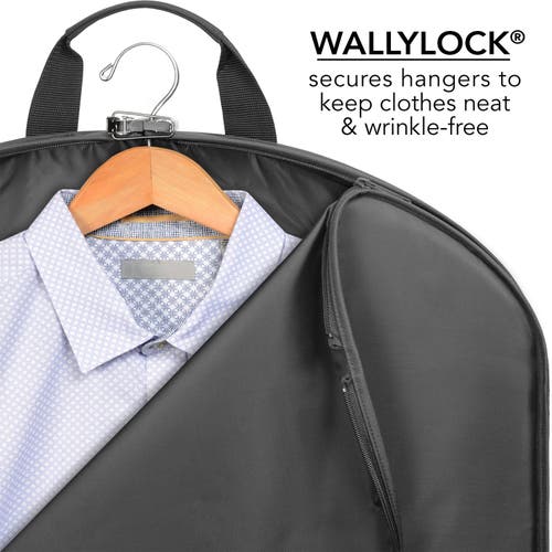 Wallybags 45" Deluxe Extra Capacity Travel Garment Bag With Two Accessory In Black