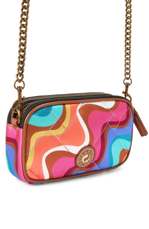 Kurt Geiger London Small Quilted Camera Crossbody Bag In Multicolored