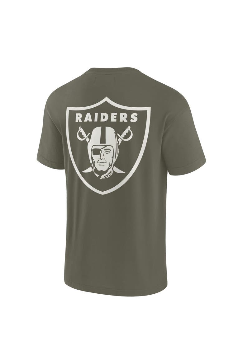 Unisex Fanatics Signature Olive Las Vegas Raiders Elements Super Soft Short Sleeve T-Shirt, Alternate, color, Olive