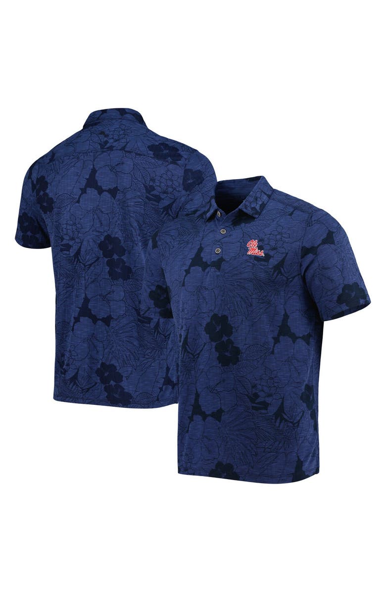 Tommy Bahama Men's Tommy Bahama Navy Ole Miss Rebels Miramar Blooms Polo, Main, color, 