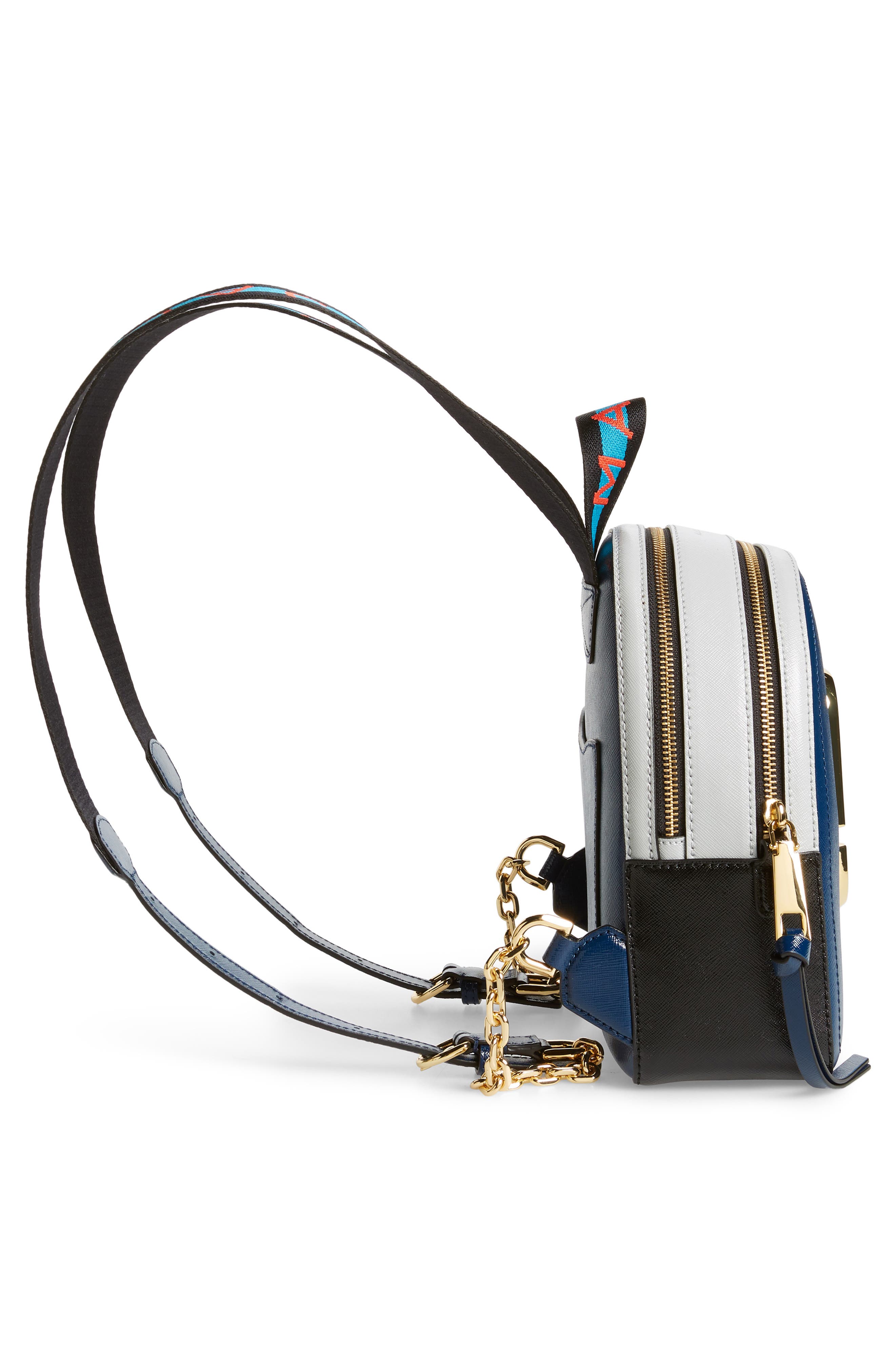 The Marc Jacobs MARC JACOBS Pack Shot Leather Backpack, Alternate, color, 