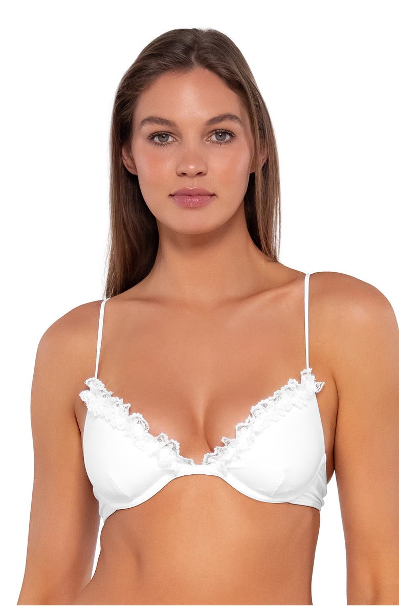 B Swim Ever After Bikini Swimsuit Top, Alternate, color, 