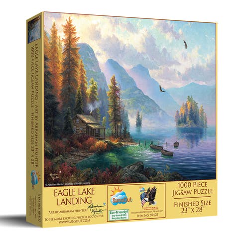 Eagle Lake Landing 1000 piece Jigsaw Puzzle for Adults