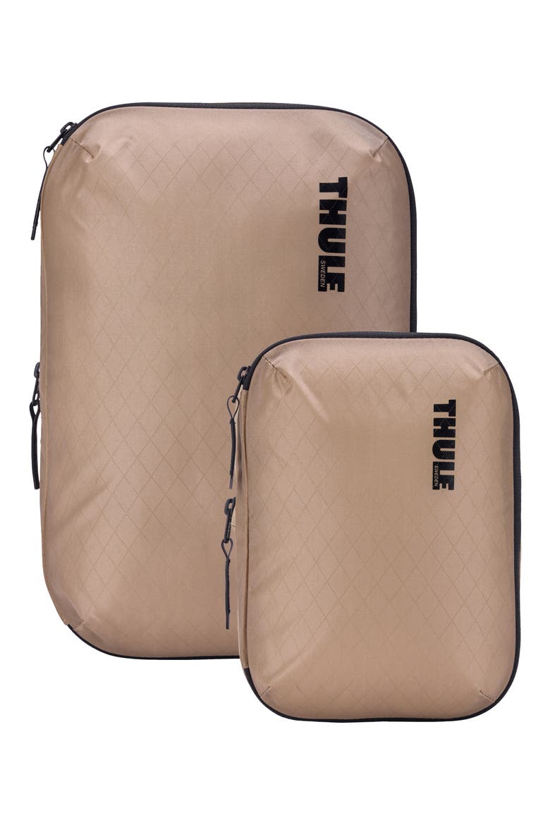 Two-Piece Compression Packing Cube Luggage Set, Alternate, color, GENTLE BEIGE