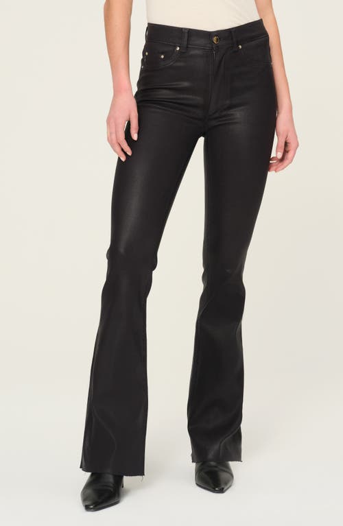 Dl1961 Bridget Instasculpt High Waist Coated Bootcut Jeans In Black