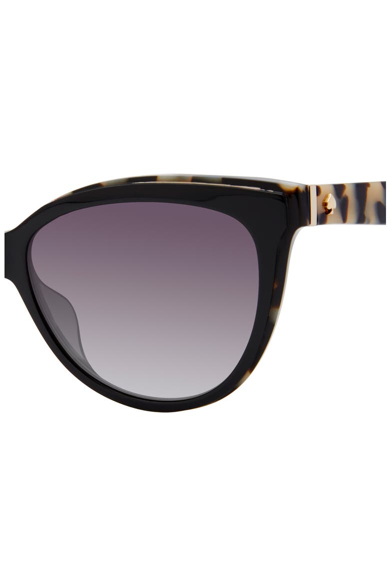 Daesha Cat Eye Sunglasses, Alternate, color, BLACK HAVANA