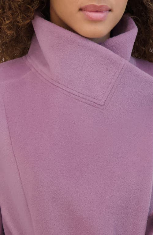 Kenneth Cole New York Fencer Collar Trench Coat In Purple