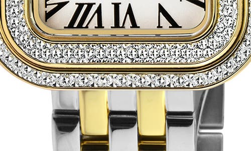 Gv2 Gevril Bellagio Diamond Swiss Bracelet Watch, 30mm In Gold