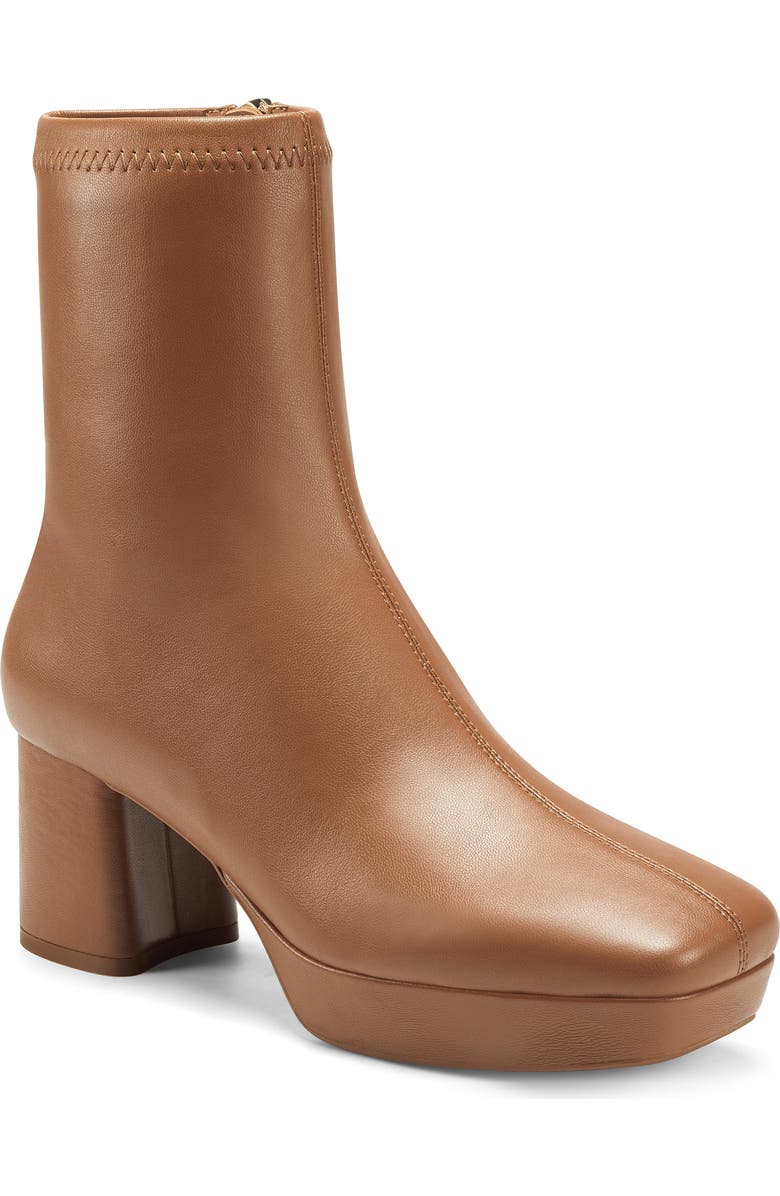 Aerosoles Sussex Block Heel Platform Bootie, Main, color, Luggage Combo