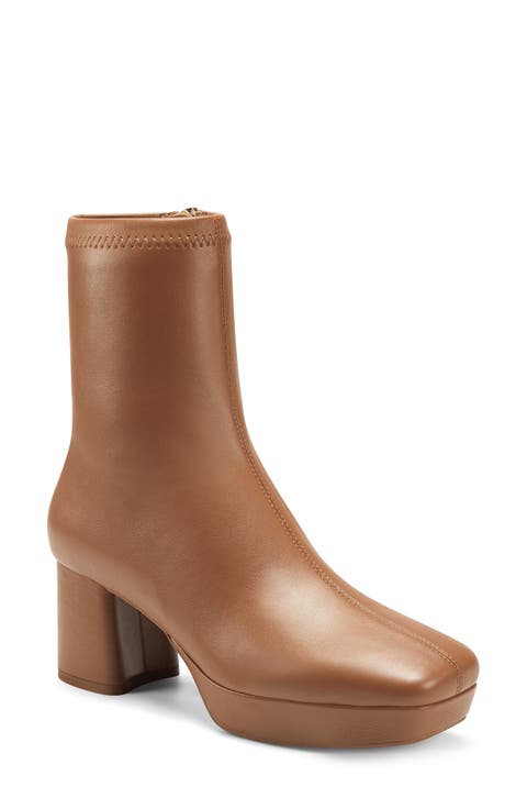 Sussex Block Heel Platform Bootie (Women)