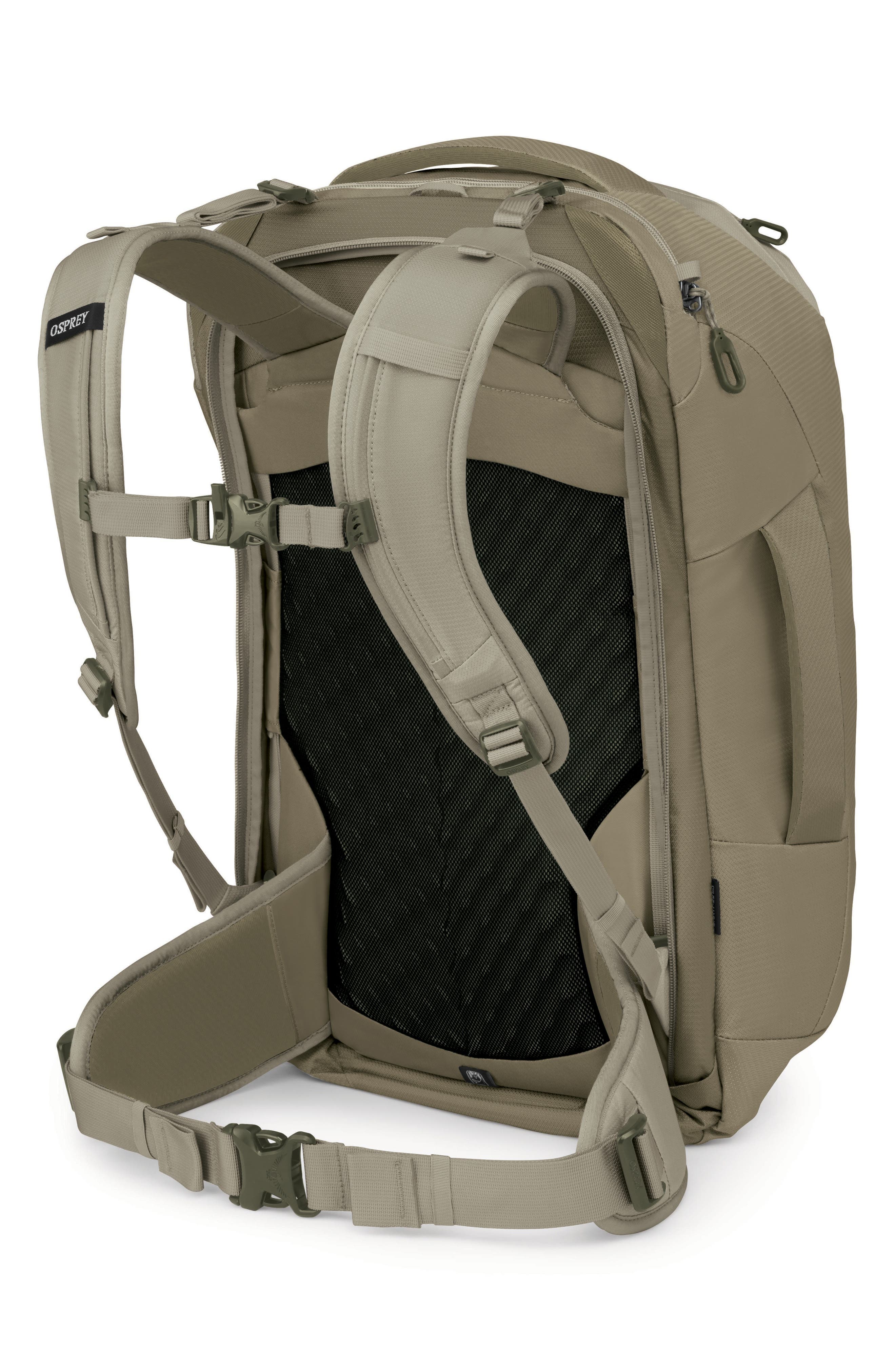 Osprey Farpoint 40-Liter Travel Carry-On Backpack, Alternate, color, Sawdust Tan