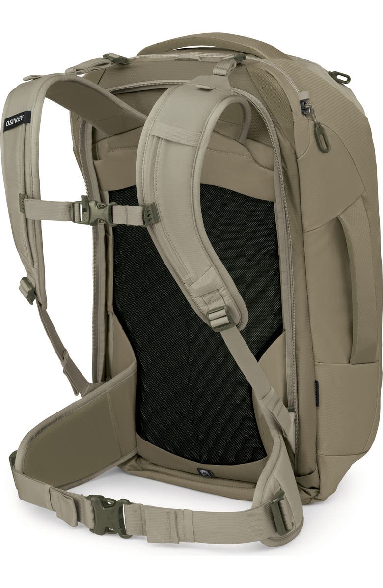 Osprey Farpoint 40-Liter Travel Carry-On Backpack, Alternate, color, Sawdust Tan