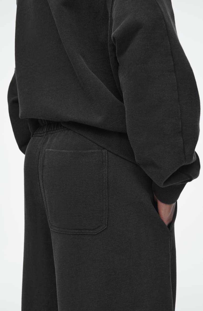 COS Organic Cotton Blend Barrel Leg Sweatpants, Alternate, color, 