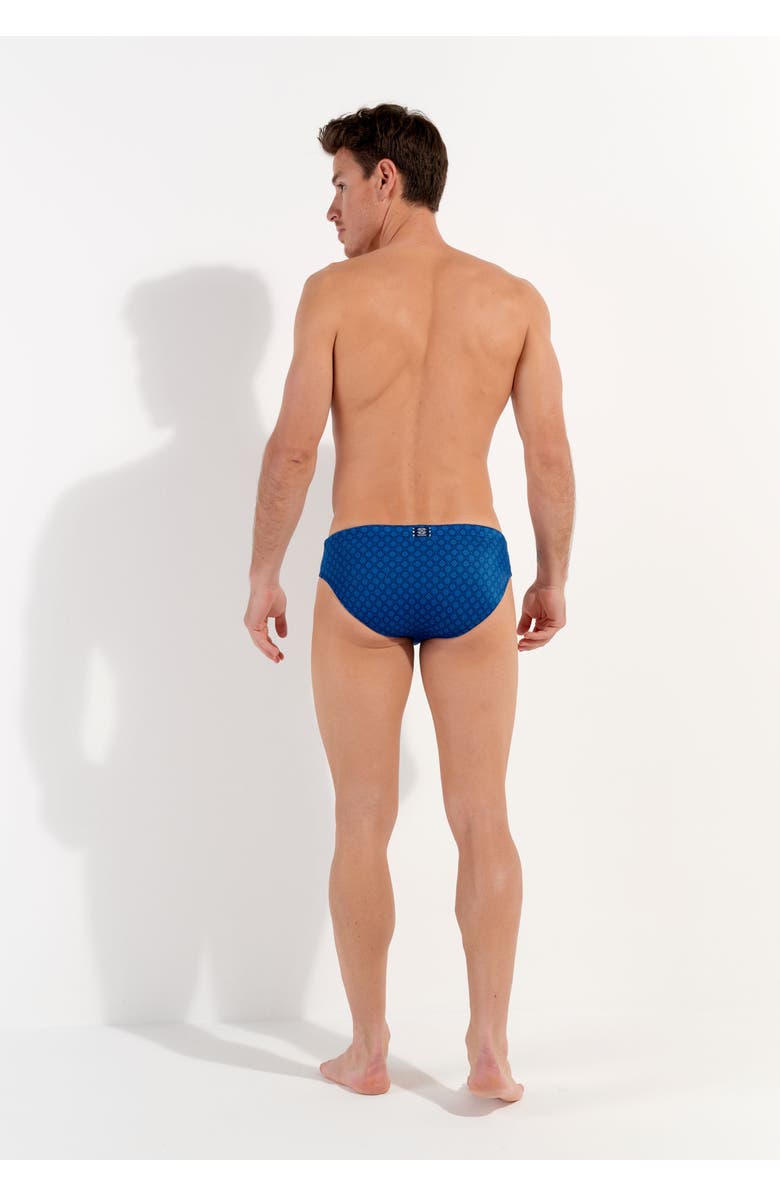 HOM Hendaye Swim Mini Briefs, Alternate, color, Blue Print