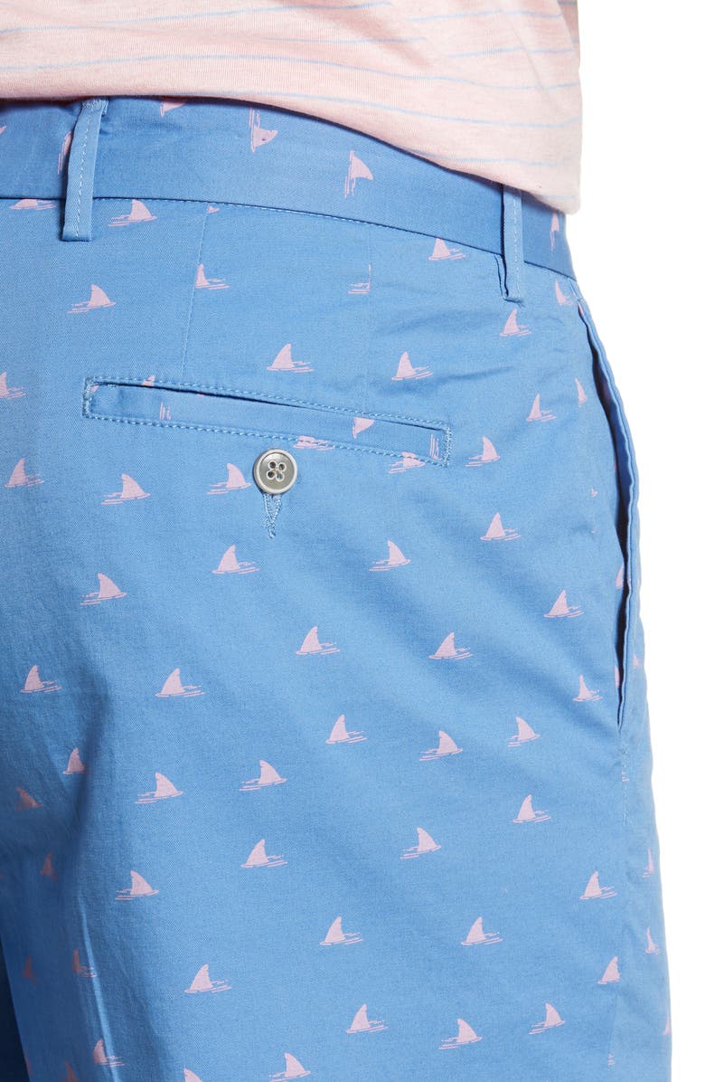 Peter Millar Shark Print Shorts, Alternate, color,