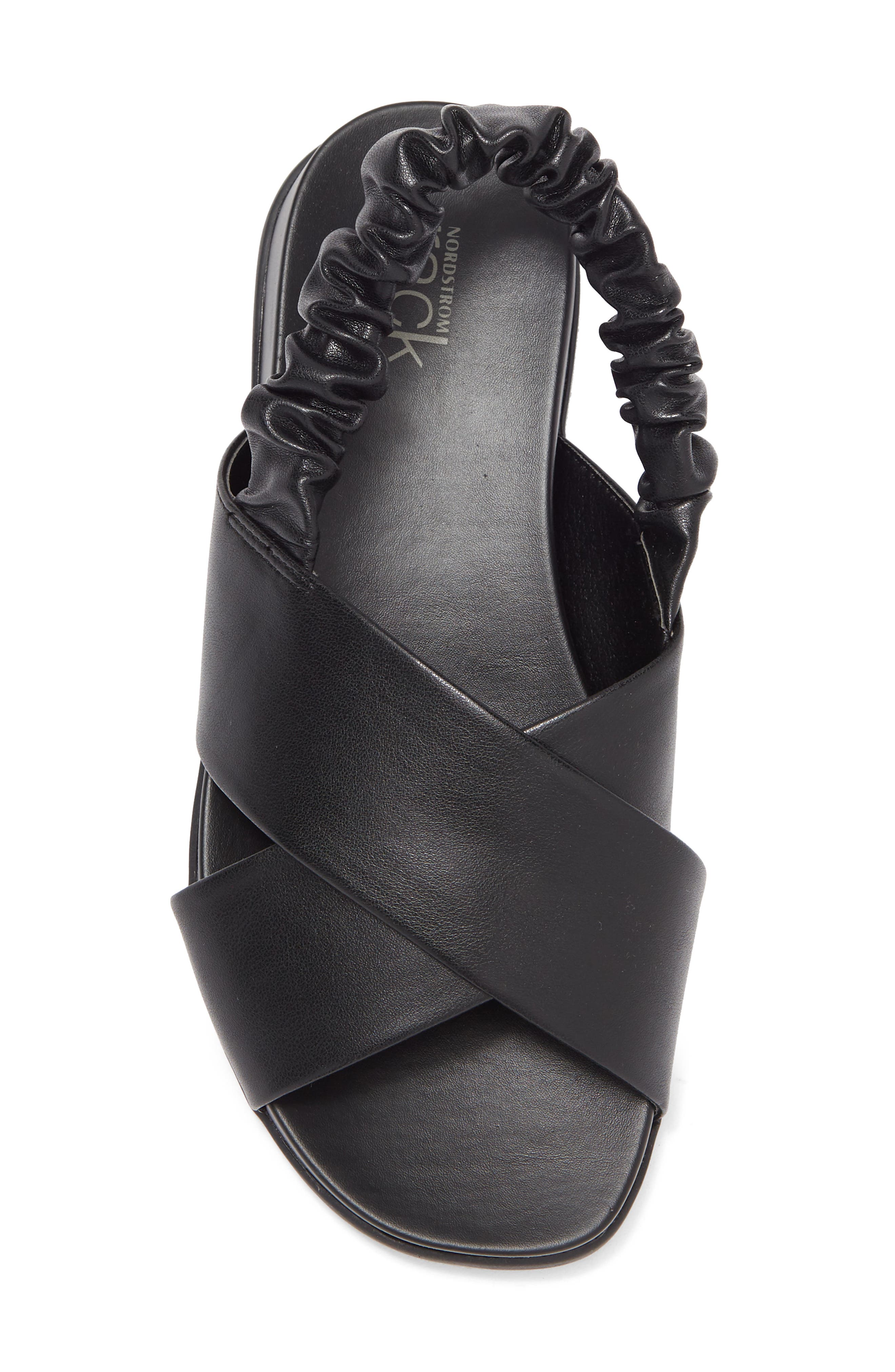 NORDSTROM RACK Crossband Slingback Sandal, Alternate, color, 