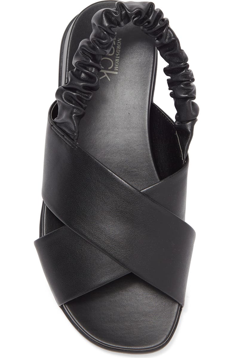 NORDSTROM RACK Crossband Slingback Sandal, Alternate, color,