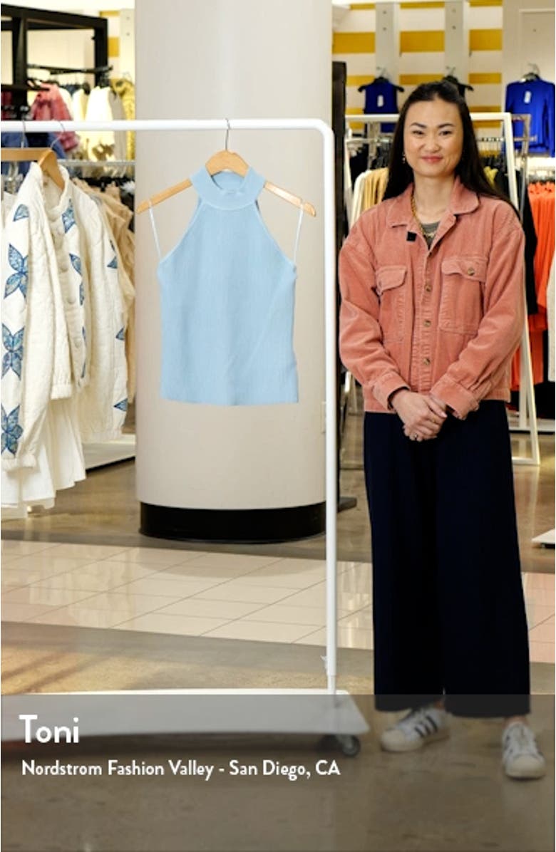 Shayna Mock Neck Rib Sweater, sales video thumbnail