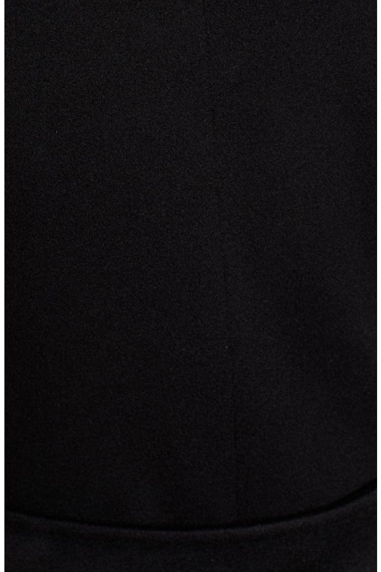 Double Breasted Loro Piana Wool Coat, Alternate, color, BLACK