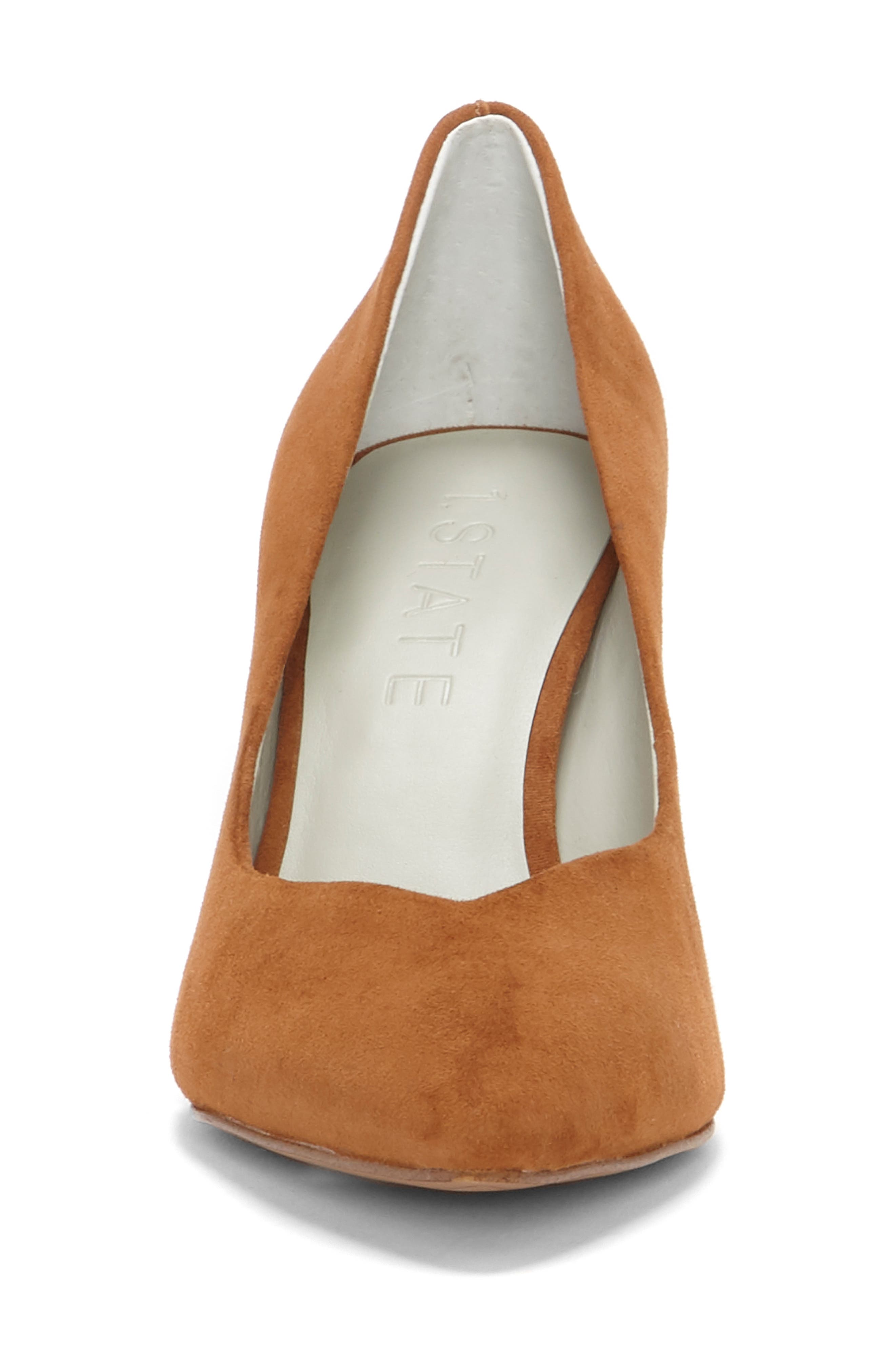 Saffy Block Heel Pump, Alternate, color, WHISKEY SUEDE
