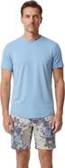 Lords of Harlech Clumped Floral Mens Flat Front Short