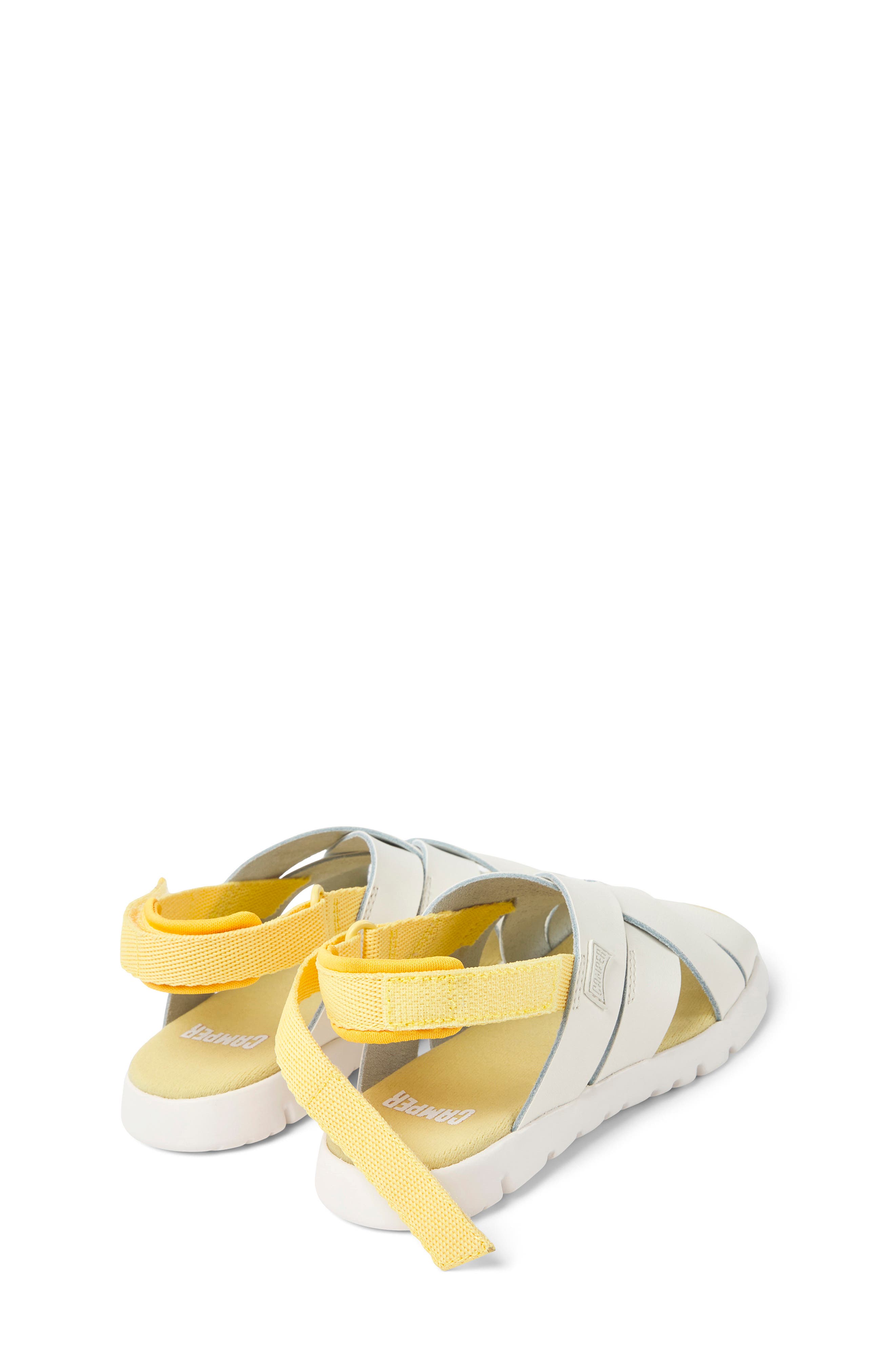 Camper Kids' Oruga Slingback Sandal, Alternate, color, White Natu