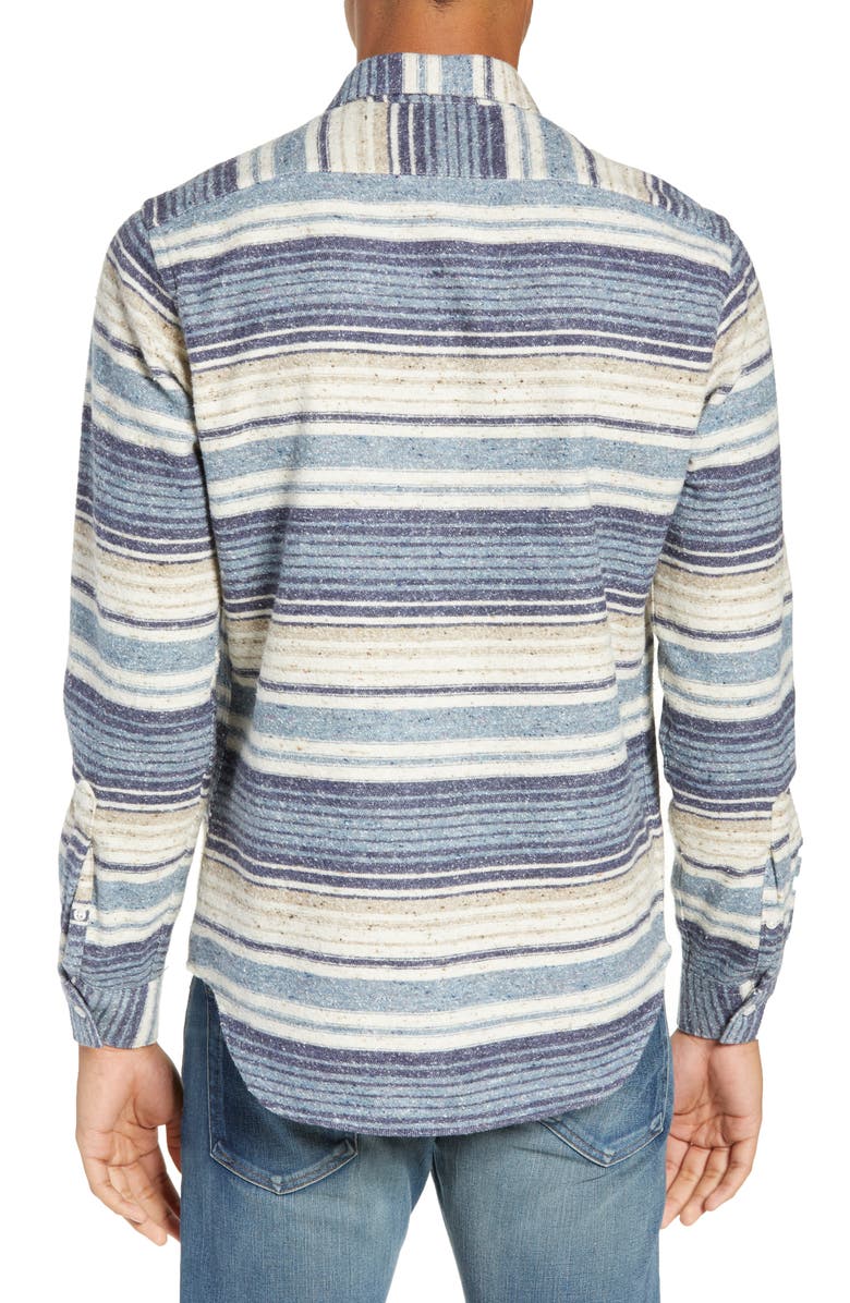 Jeff Berwick Slim Fit Long Sleeve Stripe Shirt, Alternate, color, 