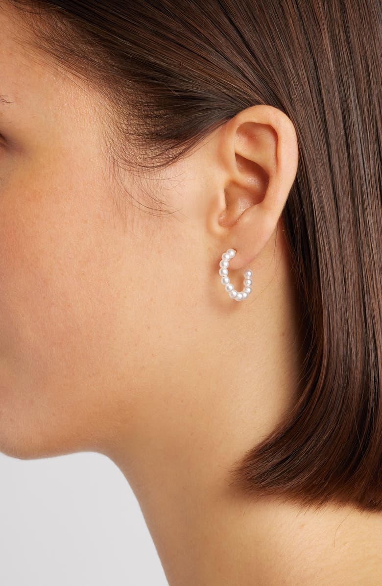 Set & Stones Beverly Hoop Earrings, Alternate, color, Gold