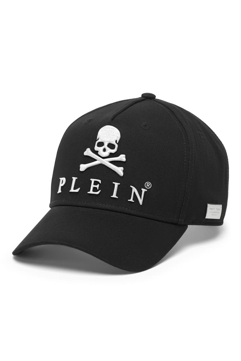 Baseball Cap Skull&Amp;Bones Luxury Unisex, Main, color, black