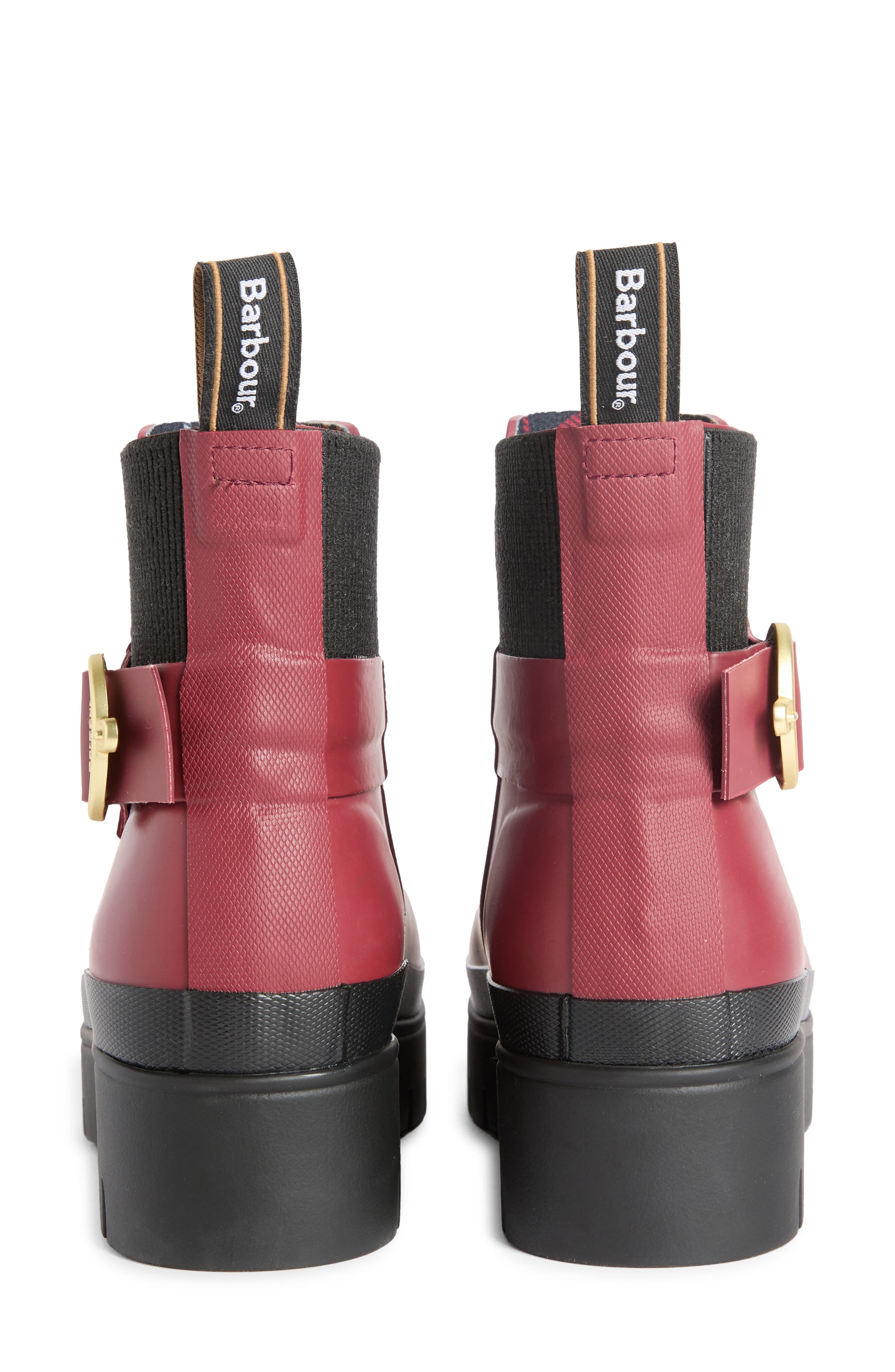 Hepburn Ankle Rain Boot, Alternate, color, CRANBERRY RED