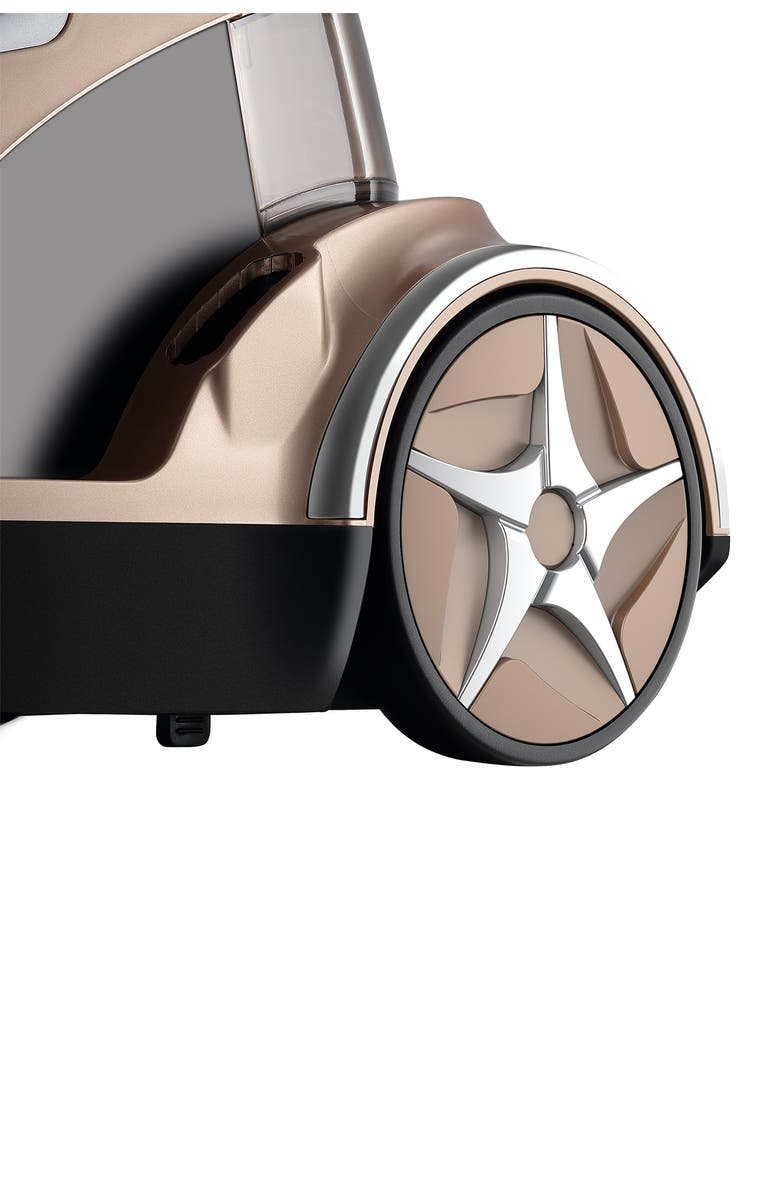 SALAV Professional Dual Bar 4-Setting Garment Steamer & Built-In Ironing Board, Alternate, color, Gold