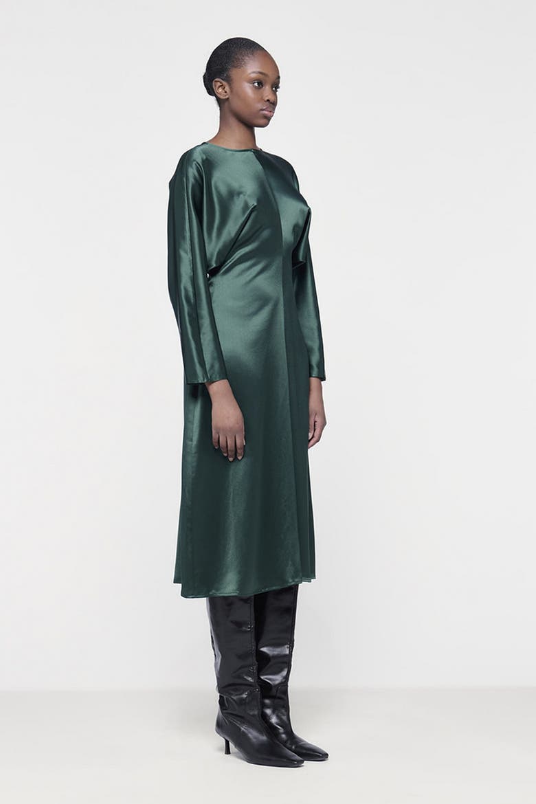 Batwing Maxi Dress, Alternate, color, Green