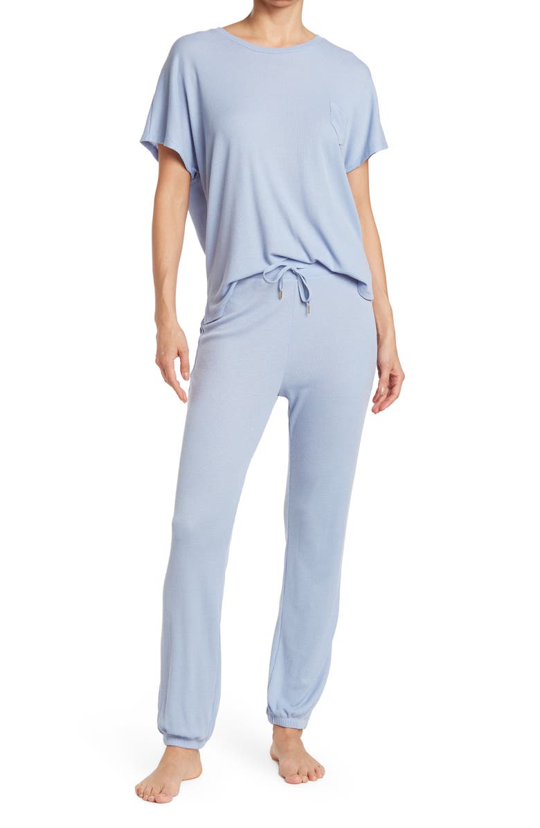 Honeydew Long Weekend Lounge Top & Pants 2-Piece Set, Main, color,
