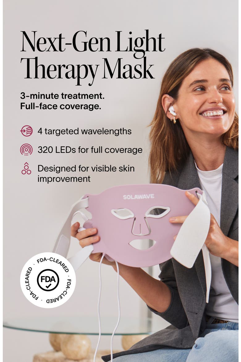 Wrinkle Retreat Pro Light Therapy Face Mask, Alternate, color, NO COLOR