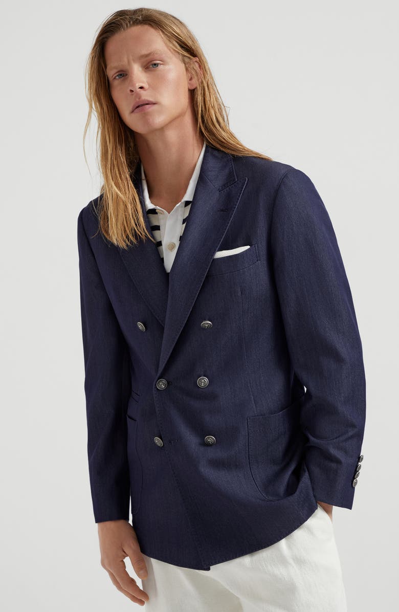 Brunello Cucinelli Deconstructed blazer, Alternate, color, 