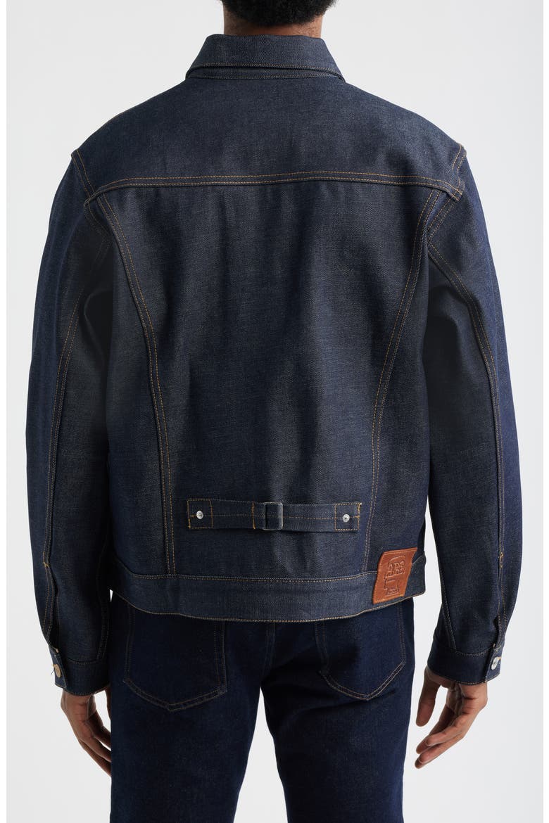 Selvedge Denim Jacket, Alternate, color, INDIGO