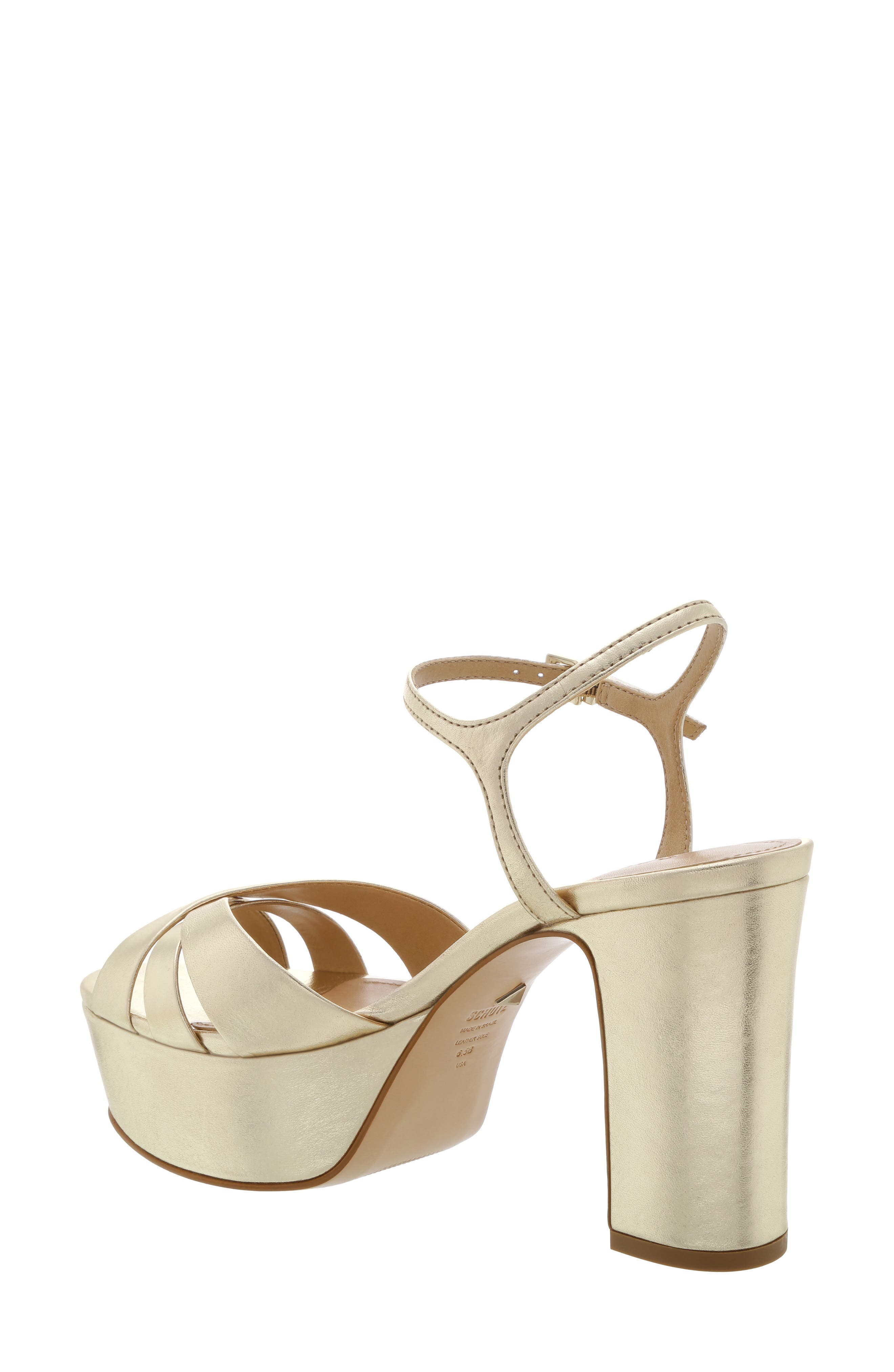 Keefa Platform Sandal, Alternate, color, PLATINA