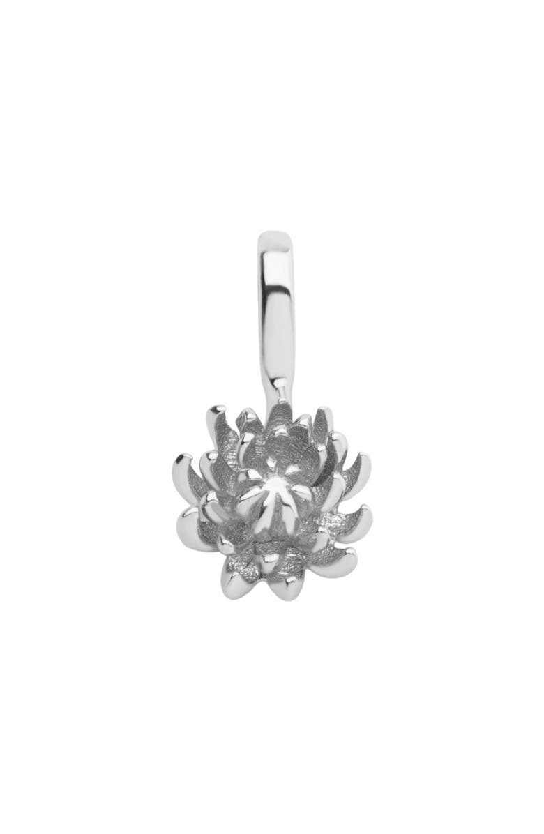 MADE BY MARY November Birth Flower Charm, Main, color, Silver