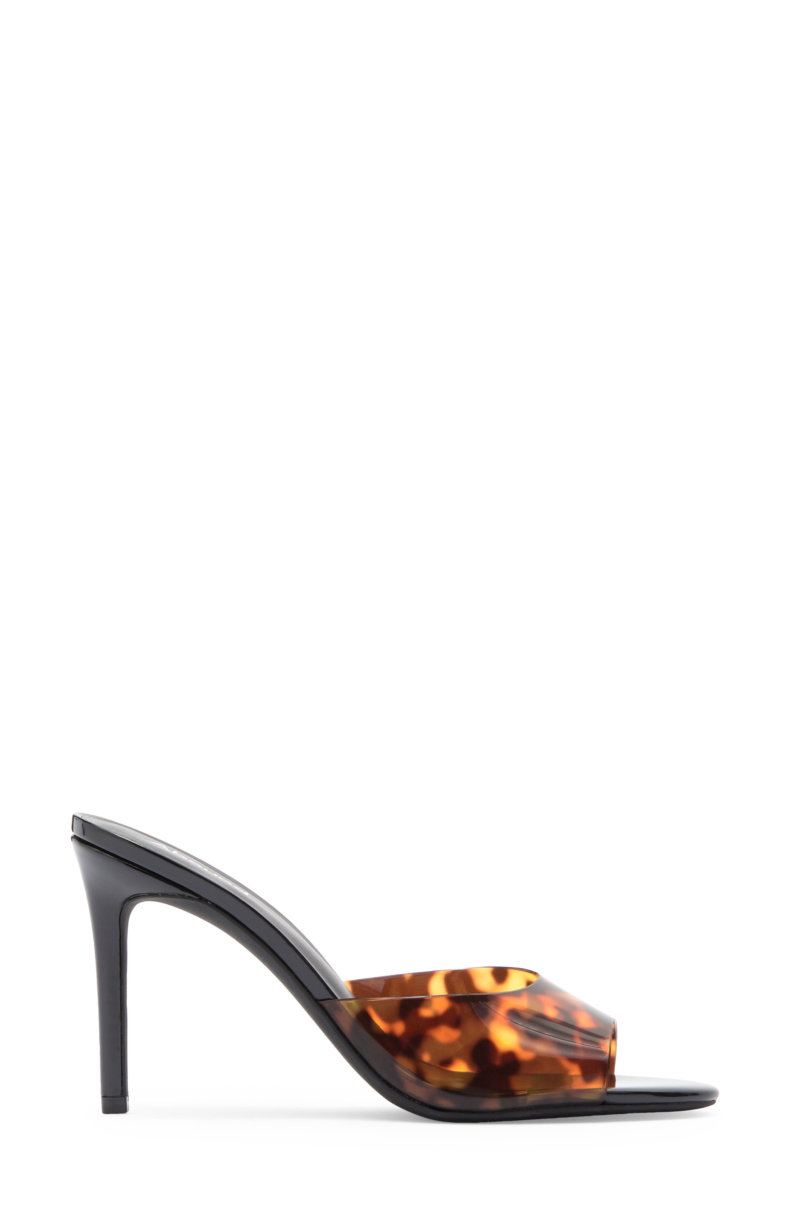 Abound Paz Spike Heel Sandal, Alternate, color, Black Tortoise