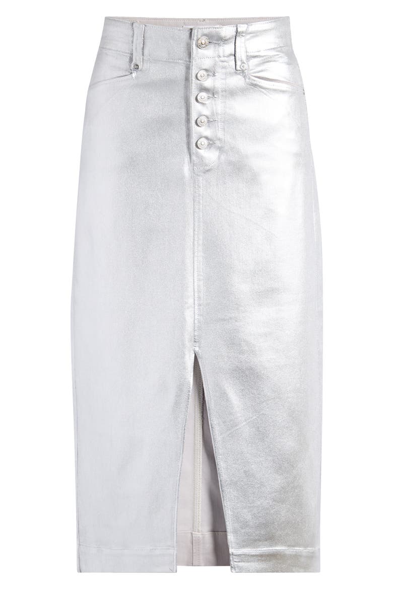 Meadow Midi Skirt, Alternate, color, PLTNSLVRLU