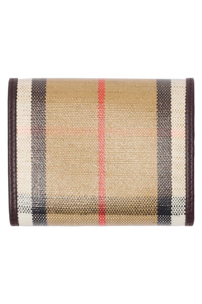 Highlands Coated Canvas Compact Wallet, Alternate, color, SAND